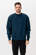 Load image into Gallery viewer, Heavy Crewneck - Mottled Navy