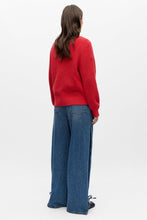 Load image into Gallery viewer, Flo Knit Pullover - Poinsettia