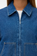 Load image into Gallery viewer, Aura Denim Jacket - Medium Blue Denim