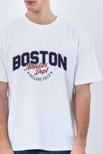 Cargar imagen en el visor de la galería, Oversized T-shirt with print - White