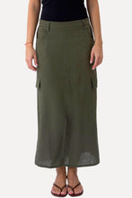 Afbeelding in Gallery-weergave laden, Linen Skirt - Green