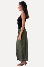Afbeelding in Gallery-weergave laden, Linen Skirt - Green