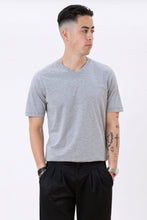 Afbeelding in Gallery-weergave laden, Basic Vneck T -shirt - Oxford Gray