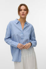 Charger l'image dans la galerie, Linn Shirt - Cornflower Blue-Navy Blazer
