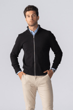 Charger l'image dans la galerie, Pullover Zip Cardigan - Black