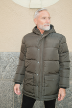 Load image into Gallery viewer, Long Puffer Jacket - Olive