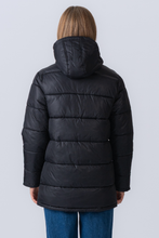 Load image into Gallery viewer, Long Puffer Jacket - Black