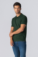 Load image into Gallery viewer, Muscle Polo Shirt - Dark Green