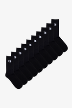 Cargar imagen en el visor de la galería, Tennis Socks - Black