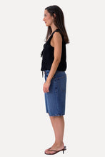 Afbeelding in Gallery-weergave laden, Linen Vest - Black