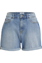 Afbeelding in Gallery-weergave laden, Het origineel Performance Performance Denim shorts - medium blauwe denim (vrouw)