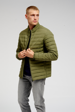 Load image into Gallery viewer, Light Puffer Jacket - Olive Night
