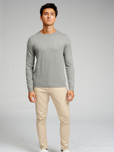 Load image into Gallery viewer, Basic Knit Crewneck - Grey Melange