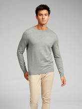 Load image into Gallery viewer, Basic Knit Crewneck - Grey Melange
