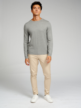 Load image into Gallery viewer, Basic Knit Crewneck - Grey Melange