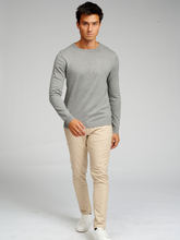 Load image into Gallery viewer, Basic Knit Crewneck - Grey Melange