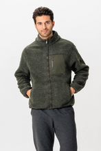 Load image into Gallery viewer, Fleece Jacket - Dark Olive