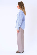 Load image into Gallery viewer, Thalia Striped Shirt - Light Blue