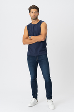 Load image into Gallery viewer, Sleeveless Tee - Navy