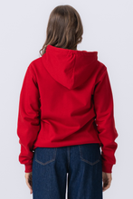 Carica l'immagine nel visualizzatore di Gallery, Con cappuccio con zip di base - rosso