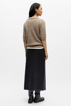 Load image into Gallery viewer, Anine Knit Polo - Morel Melange