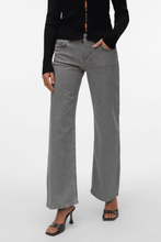 Load image into Gallery viewer, Alexis Low Waist Denim Jeans - Light Grey Denim