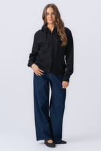 Load image into Gallery viewer, Basic zip hoodie - Black