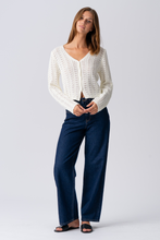 Load image into Gallery viewer, Virginia Knit Cardigan - Ecru