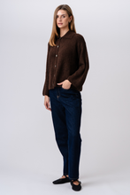 Carregar imagem no visualizador da galeria, Josie Polo Knit - Brown
