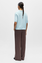 Load image into Gallery viewer, Debbie Knit Polo - Winter Sky Melange
