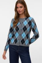 Carregar imagem no visualizador da galeria, Giorgia O-Neck Cardigan - Medium Grey Melange