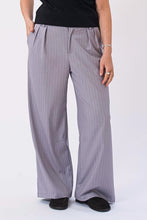 Load image into Gallery viewer, Paloma Pinstripe Pants - Taupe