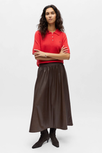 Load image into Gallery viewer, Debbie Knit Polo - Poinsettia