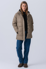 Load image into Gallery viewer, Long Puffer Jacket - Sand