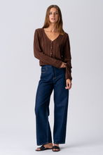 Load image into Gallery viewer, Virginia Knit Cardigan - Brown