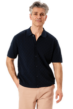 Load image into Gallery viewer, Darin Knit Polo - Navy