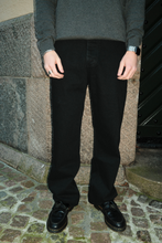Load image into Gallery viewer, Baggy Jeans - Black Denim