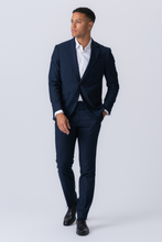 Carregar imagem no visualizador da galeria, Premium Single-breasted Blazer - Navy