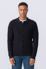 Cargar imagen en el visor de la galería, Arthur Knit Cardigan - Dark Navy