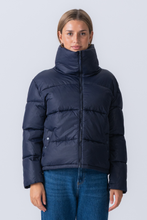 Load image into Gallery viewer, Short Puffer Jacket - Navy