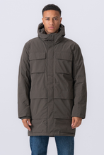 Load image into Gallery viewer, Edmund Long Parka Jacket - Black