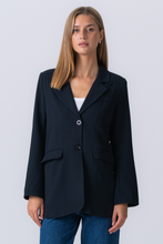 Load image into Gallery viewer, Claire Oversized Blazer - Navy