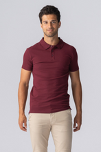 Load image into Gallery viewer, Muscle Polo Shirt - Burgundy