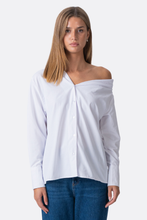 Afbeelding in Gallery-weergave laden, Serena Oversized Shirt - White