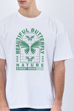 Load image into Gallery viewer, Oversized T-shirt with print - White