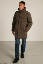 Load image into Gallery viewer, Edmund Long Parka Jacket - Black