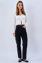Load image into Gallery viewer, Nova Tie Blouse Knit - White