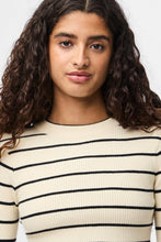 Load image into Gallery viewer, Mira New O-Neck Knit - Birch/Black