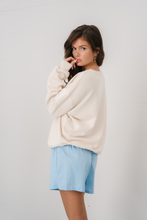 Load image into Gallery viewer, Haliey Basic Crewneck - White