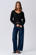 Load image into Gallery viewer, Virginia Knit Cardigan - Black